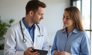 Consulting a healthcare professional